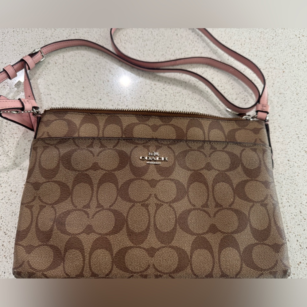 Coach Brown and Pink Women's Bag